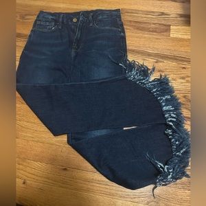 Frame Distressed bottoms boot cut denim NWOT